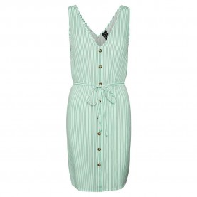 рокля,дамски,поли,и,рокли,vero,moda,bumpy,sleeveless,short,dress,snow,white,stripes,jade,cream,(green)