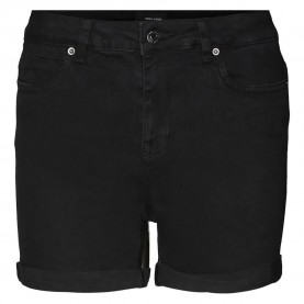 Къси панталони Vero moda Luna Fold shorts - Black (Black) къси,панталони,мъжки,панталони,дамски,панталони,vero,moda,luna,fold,shorts,black,(black)