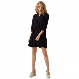 туника,дамски,поли,и,рокли,vero,moda,pretty,tunic,3,4,sleeve,dress,black
