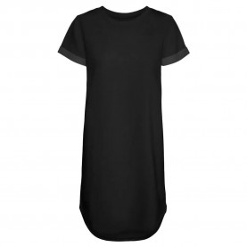 рокля,дамски,поли,и,рокли,vero,moda,sashamilla,short,sleeve,dress,black,(black)