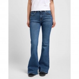 дънки,дамски,панталони,lee,breese,flare,fit,jeans,blue,(blue,typhoon)