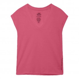 тениска,дамски,тениски,ecoalf,rennes,short,sleeve,v,neck,t,shirt,pink