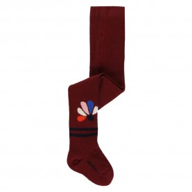 детско,бельо,boboli,flowers,tights,red,(garnet)