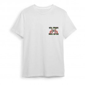 Тениска Rock or die Rock Idol short sleeve T-shirt - White (White) тениска,мъжки,тениски,дамски,тениски,rock,or,die,rock,idol,short,sleeve,t,shirt,white,(white)