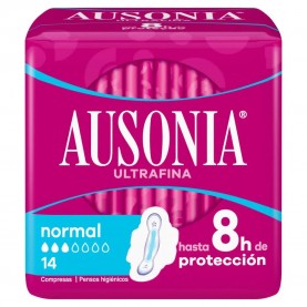 хигиена,тяло,ausonia,normal,alas,compresses,14,units,clear,(multicolor)