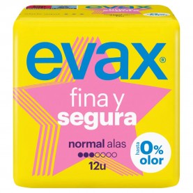 хигиена,тяло,evax,fine,and,safe,normal,wings,compresses,12,units,clear,(multicolor)