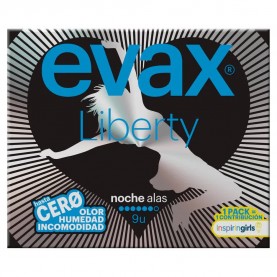 хигиена,тяло,evax,liberty,night,alas,compresses,9,units,blue,(multicolor)