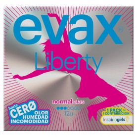 хигиена,тяло,evax,normal,liberty,alas,compresses,12,units,clear,(multicolor)