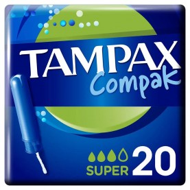 хигиена,тяло,tampax,compak,super,compresses,20,units,clear,(multicolor)