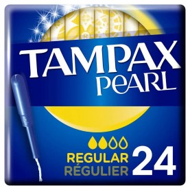 хигиена,тяло,tampax,regular,pearl,compresses,24,units,clear,(multicolor)