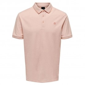мъжки,блузи,с,яка,only,&,sons,fletcher,short,sleeve,polo,pink,(peach,nectar)