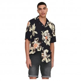 мъжки,ризи,only,&,sons,dan,life,viscosenoos,shirt,black,(pear,sorbet)
