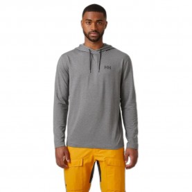 Суичър Helly hansen Verglas Light hoodie - Grey (Ebony) суичър,мъжки,пуловери,helly,hansen,verglas,light,hoodie,grey,(ebony)