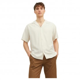 риза,с,къс,ръкав,мъжки,ризи,jack,&,jones,blujude,camp,collar,short,sleeve,shirt,beige