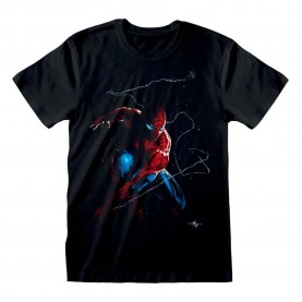 тениска,мъжки,тениски,heroes,official,marvel,comics,spider,man,spidey,art,short,sleeve,t,shirt,black,(black)