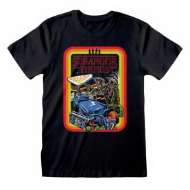 тениска,мъжки,тениски,heroes,official,stranger,things,retro,poster,short,sleeve,t,shirt,yellow,(black)