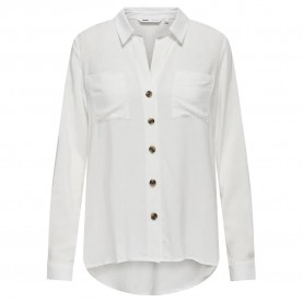 риза,с,дълъг,ръкав,дамски,блузи,дамски,ризи,only,yasmin,long,sleeve,shirt,white,(snow,white)