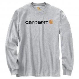 тениска,мъжки,тениски,carhartt,emea,core,logo,long,sleeve,t,shirt,grey