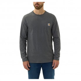 тениска,мъжки,тениски,carhartt,force,flex,pocket,relaxed,fit,long,sleeve,t,shirt,grey