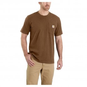 тениска,мъжки,тениски,carhartt,k87,relaxed,fit,short,sleeve,t,shirt,oiled,walnut,heather,(brown)