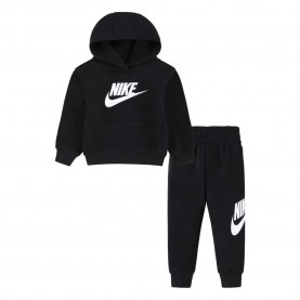 Nike 66L135 Fleece long sleeve set - Black (Black) детски,екипи,детски,облекла,за,момчета,nike,66l135,fleece,long,sleeve,set,black,(black)