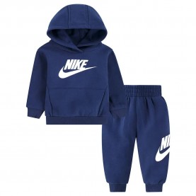 Nike 66L135 Fleece long sleeve set - Blue (Midnight Navy) детски,екипи,детски,облекла,за,момчета,nike,66l135,fleece,long,sleeve,set,blue,(midnight,navy)