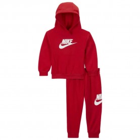 Nike 66L135 Fleece long sleeve set - Red (University Red) детски,екипи,детски,облекла,за,момчета,nike,66l135,fleece,long,sleeve,set,red,(university,red)