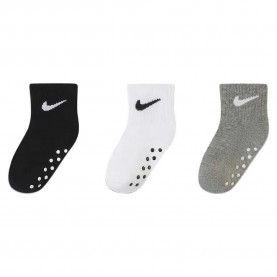 Чорапи Nike Core Swoosh Gripper socks 3 pairs - Multicolor (Black) чорапи,мъжки,чорапи,дамски,чорапи,nike,core,swoosh,gripper,socks,3,pairs,multicolor,(black)