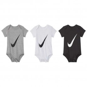 Nike Swoosh short sleeve body 3 units - Multicolor (White) детски,облекла,за,момчета,детски,облекла,за,момичета,nike,swoosh,short,sleeve,body,3,units,multicolor,(white)