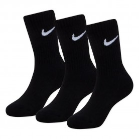 Чорапи Nike Performance Basic crew socks 3 pairs - Black (Black) чорапи,мъжки,чорапи,дамски,чорапи,nike,performance,basic,crew,socks,3,pairs,black,(black)