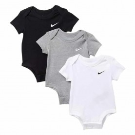 Nike Swoosh short sleeve body 3 units - Multicolor (Black) детски,облекла,за,момчета,детски,облекла,за,момичета,nike,swoosh,short,sleeve,body,3,units,multicolor,(black)