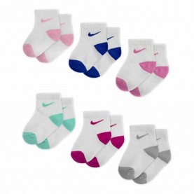 Чорапи Nike NN0299 Quarter short socks 6 pairs - Multicolor (Pink) чорапи,мъжки,чорапи,дамски,чорапи,nike,nn0299,quarter,short,socks,6,pairs,multicolor,(pink)