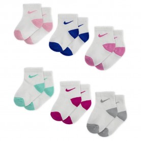 Чорапи Nike PN0299 Quarter short socks 6 pairs - Multicolor (Pink) чорапи,мъжки,чорапи,дамски,чорапи,nike,pn0299,quarter,short,socks,6,pairs,multicolor,(pink)
