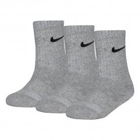 Чорапи Nike RN0013 short socks 3 pairs - Grey (Dk Grey Heather) чорапи,мъжки,чорапи,дамски,чорапи,nike,rn0013,short,socks,3,pairs,grey,(dk,grey,heather)