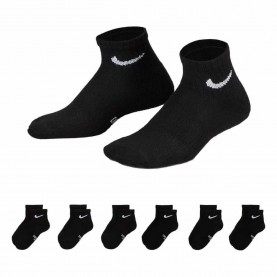 Чорапи Nike RN0018 Quarter short socks 6 pairs - Black (Black) чорапи,мъжки,чорапи,дамски,чорапи,nike,rn0018,quarter,short,socks,6,pairs,black,(black)