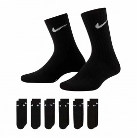 Чорапи Nike RN0019 short socks 6 pairs - Black (Black) чорапи,мъжки,чорапи,дамски,чорапи,nike,rn0019,short,socks,6,pairs,black,(black)