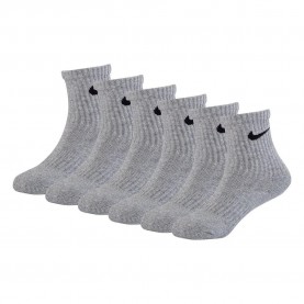 Чорапи Nike RN0019 short socks 6 pairs - Grey (Dk Grey Heather) чорапи,мъжки,чорапи,дамски,чорапи,nike,rn0019,short,socks,6,pairs,grey,(dk,grey,heather)