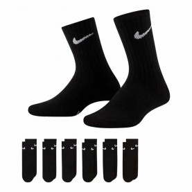 Чорапи Nike UN0019 short socks 6 pairs - Black (Black) чорапи,мъжки,чорапи,дамски,чорапи,nike,un0019,short,socks,6,pairs,black,(black)