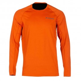 Тениска Klim Aggressor long sleeve T-shirt - Orange (Potter´s Clay) тениска,мъжки,тениски,дамски,тениски,klim,aggressor,long,sleeve,t,shirt,orange,(potter´s,clay)