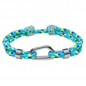 бижутерия,8,b,plus,atlantis,bracelet,blue,(blue,carabiner,silver,plating)