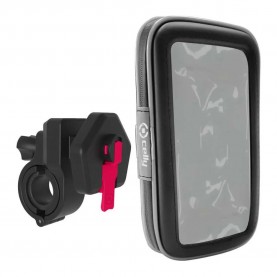Celly Handlebar Smartphone Holder 170x90 mm - Clear (Black) други,аксесоари,celly,handlebar,smartphone,holder,170x90,mm,clear,(black)