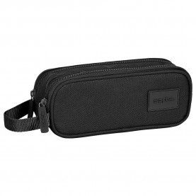 канцеларски,принадлежности,safta,basic,black,double,pencil,case,black,(multicolor)