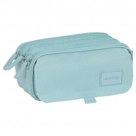 канцеларски,принадлежности,safta,basic,big,triple,pencil,case,green,(blue)