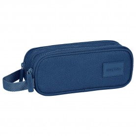 канцеларски,принадлежности,safta,basic,marine,double,pencil,case,blue,(multicolor)