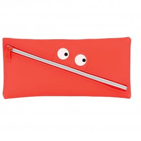 канцеларски,принадлежности,safta,caritas,´´eye´´,silicone,pencil,case,black,(multicolor)