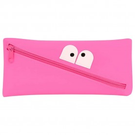канцеларски,принадлежности,safta,caritas,silicone,pencil,case,fuchsia,(pink)