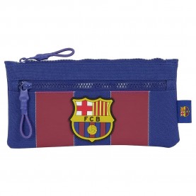 канцеларски,принадлежности,safta,f.c.barcelona,23,24,with,2,zippers,pencil,case,multicolor,(multicolor)