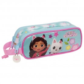 канцеларски,принадлежности,safta,gabby´s,dollhouse,double,pencil,case,pink,(multicolor)
