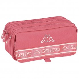 канцеларски,принадлежности,safta,kappa,basics,esala,big,triple,pencil,case,pink,(multicolor)