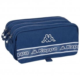 канцеларски,принадлежности,safta,kappa,basics,marino,big,triple,pencil,case,blue,(multicolor)